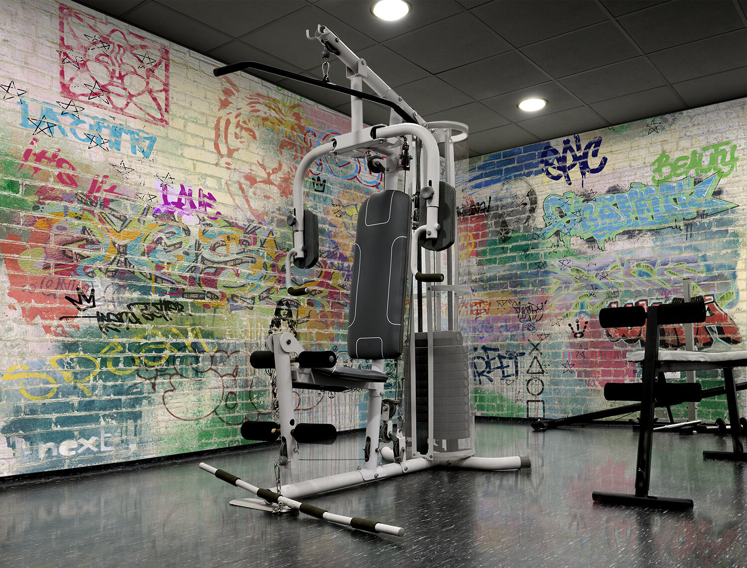 G2-20-01 Graffiti • Harbor — Gravity Digital Walls